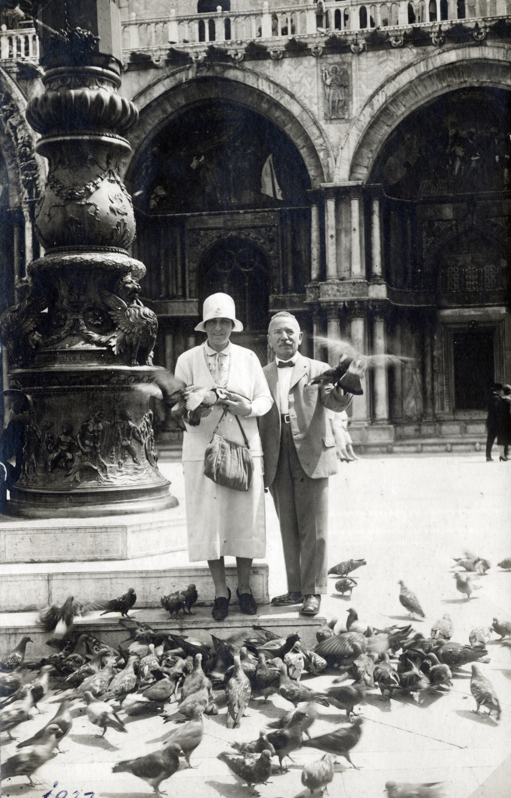 Italy, Venice, Szent Márk tér., 1927, Róna Annamária, Fortepan #223379