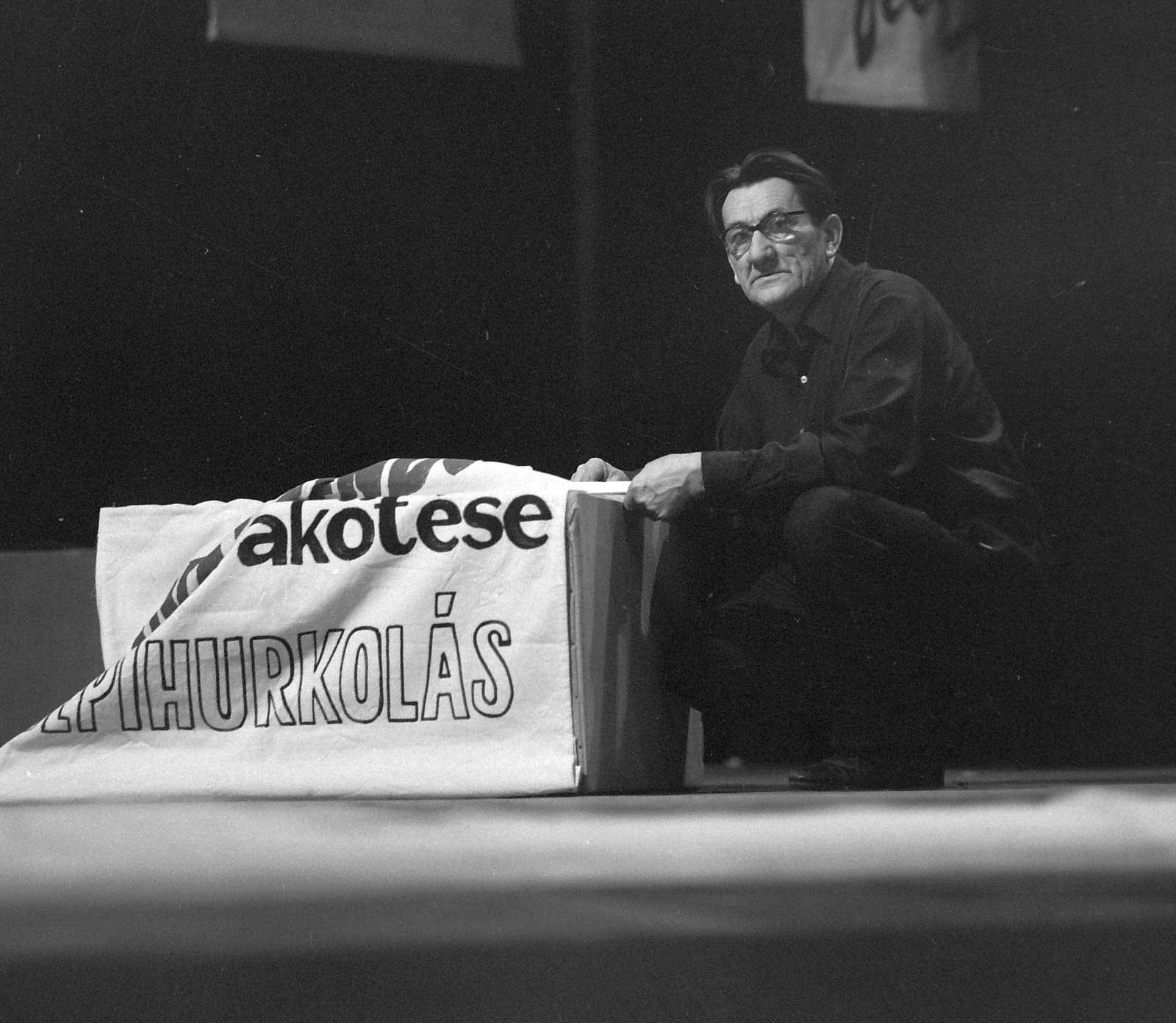 Hungary, Budapest V., 1974, Kádas Tibor, art of theater, Budapest, Fortepan #22348