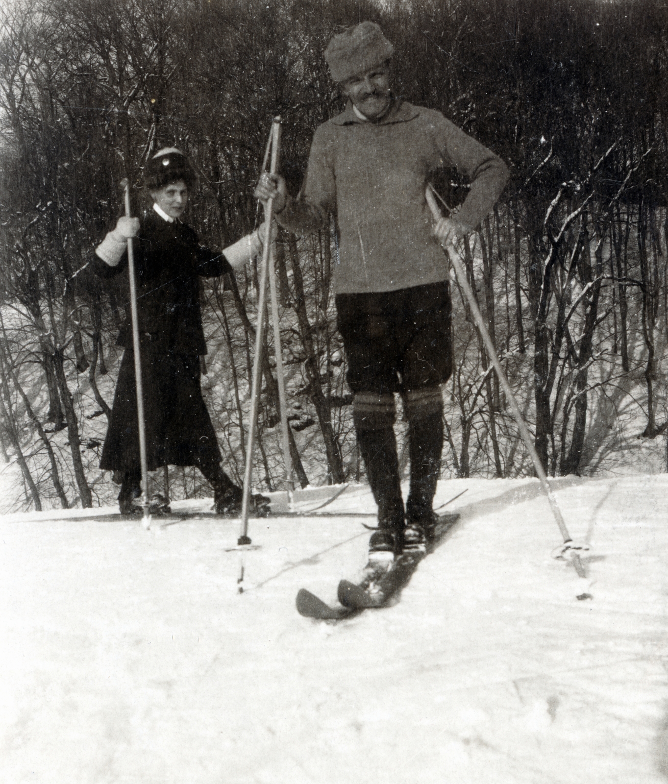 1916, Közösségi Szociális Szövetkezet, skiing, Fortepan #223545