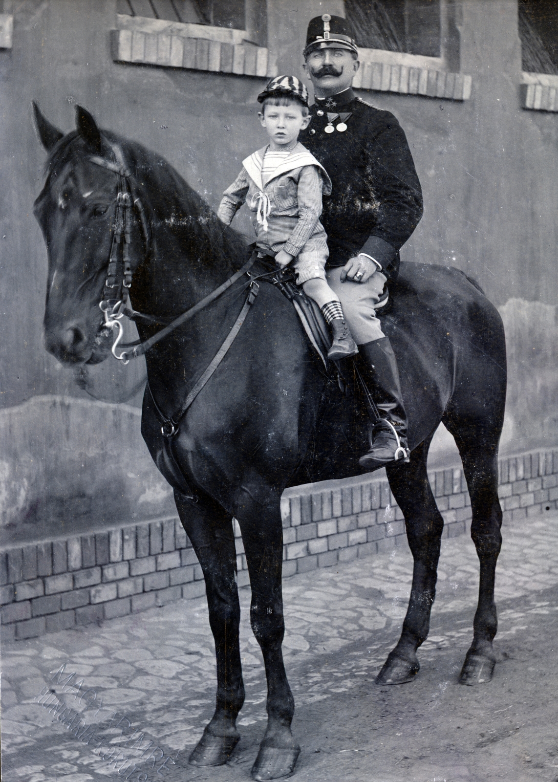 1916, Közösségi Szociális Szövetkezet, kid, rider, horse, Fortepan #223546
