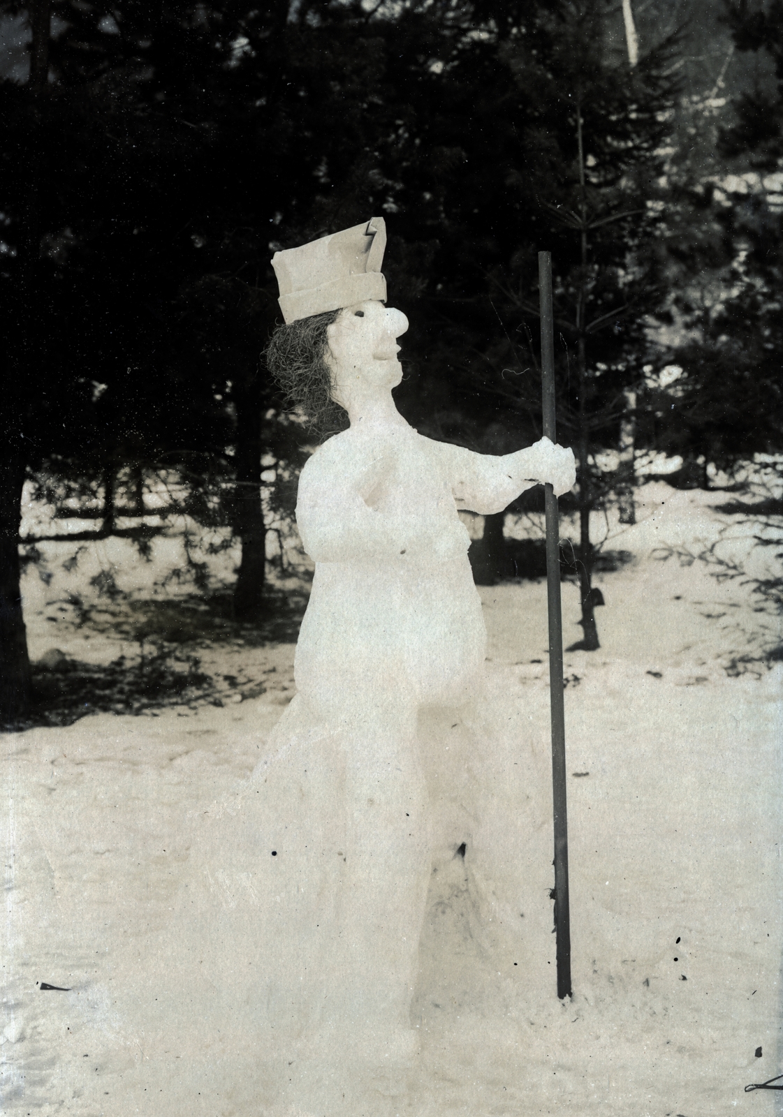 1917, Közösségi Szociális Szövetkezet, snowman, Fortepan #223607