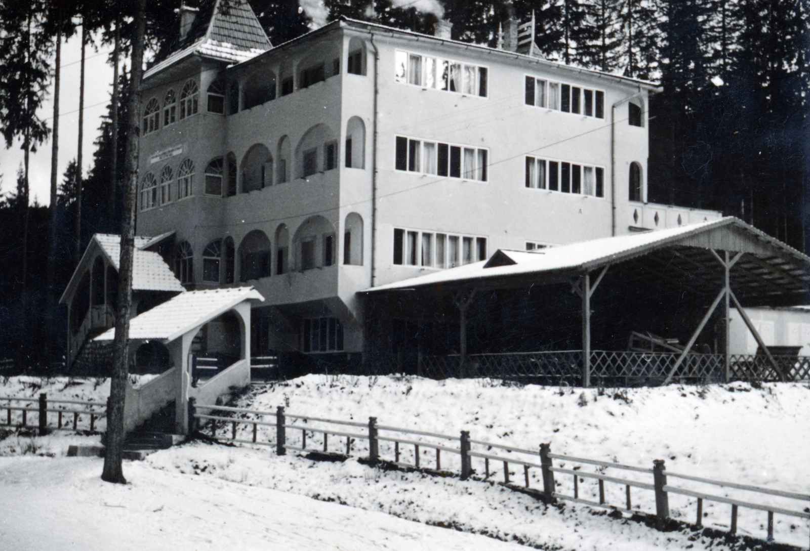 Románia,Erdély, Borszék, Wolf üdülő., 1943, Kádár Anna, Fortepan #223650