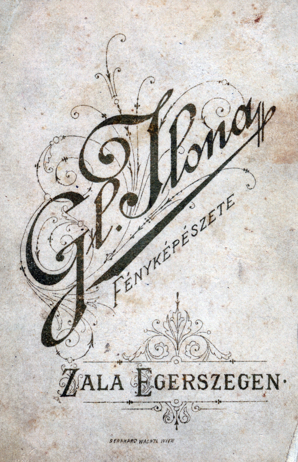 Zalaegerszeg, 1907, Kellerné Alánt Andrea, hátlap, fényképész, Fortepan #223763