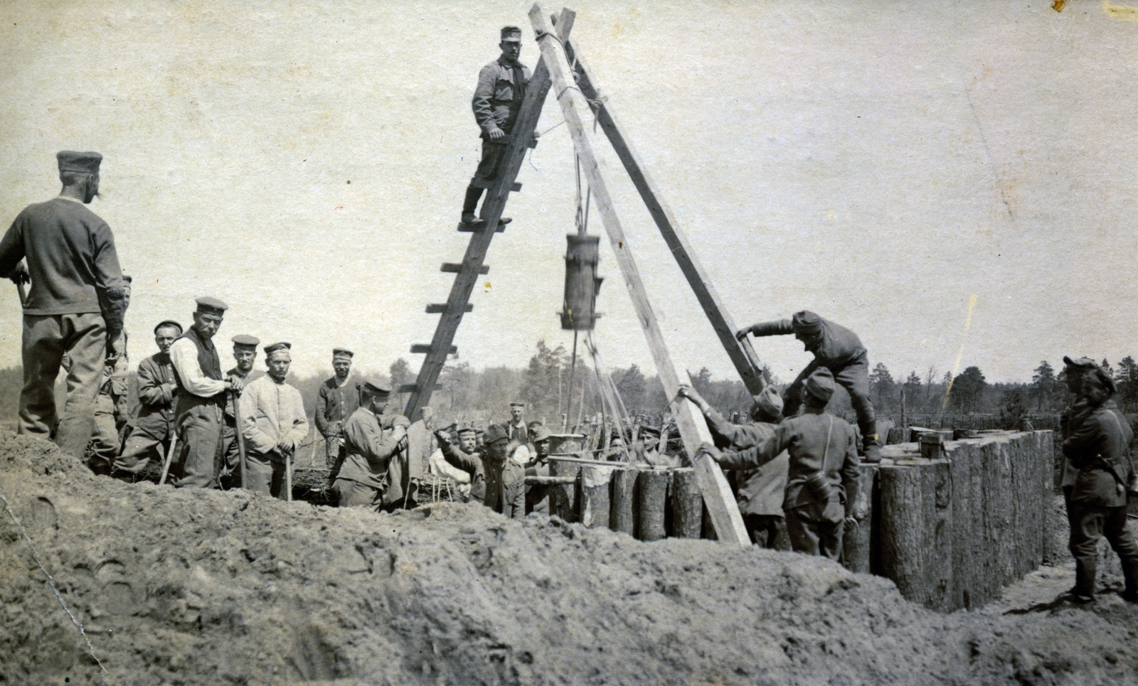 1916, Kellerné Alánt Andrea, piling, Fortepan #223781