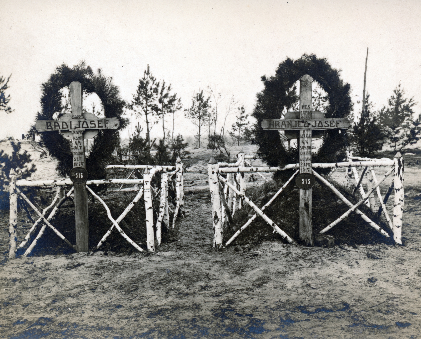 1916, Kellerné Alánt Andrea, war grave, Fortepan #223800