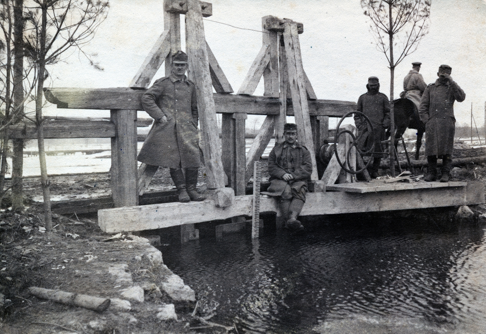 1916, Kellerné Alánt Andrea, Water Depth Gauge, Fortepan #223825