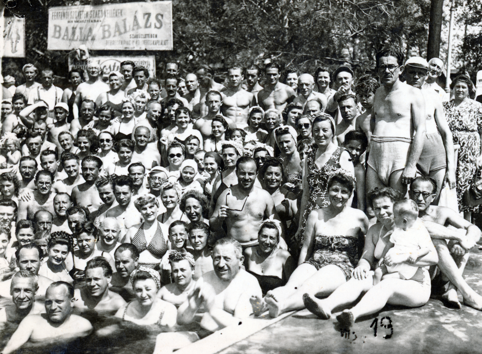 Hungary, Tiszakécske, strand., 1922, Kellerné Alánt Andrea, beach, bathing suit, tableau, Fortepan #223835