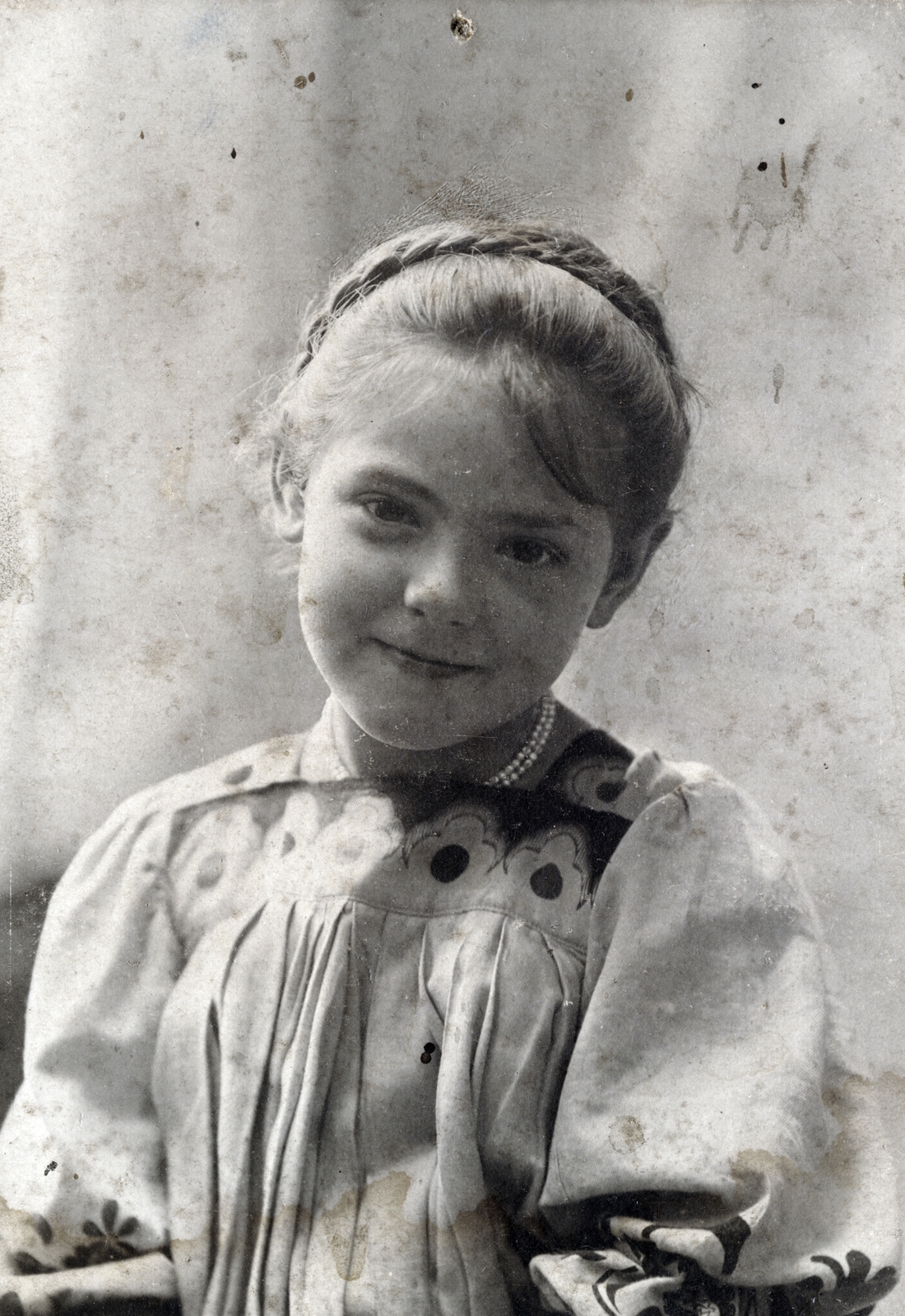 1916, Kálnoki Kis Sándor, girl, tress, Fortepan #223861