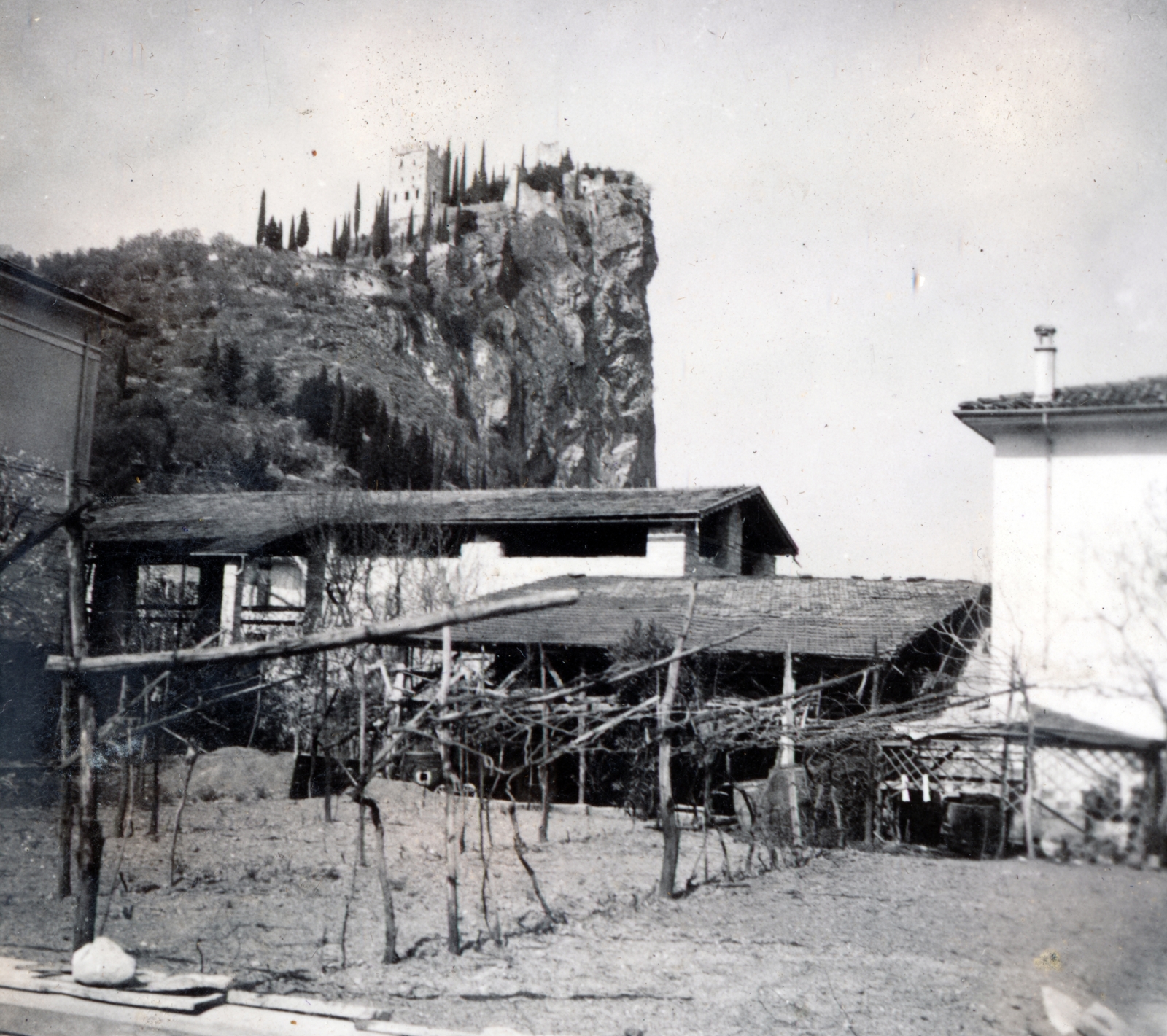 Italy, Castello di Arco., 1934, Egri János, rock, ruins, castle, Fortepan #223956
