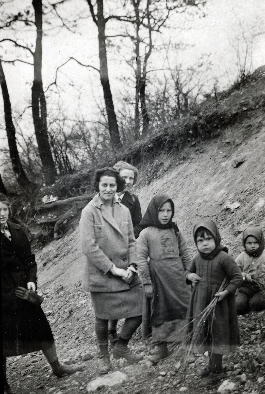 1930, Kieselbach Tamás, gyerekek, gyerek, erdő, nő, Fortepan #224087