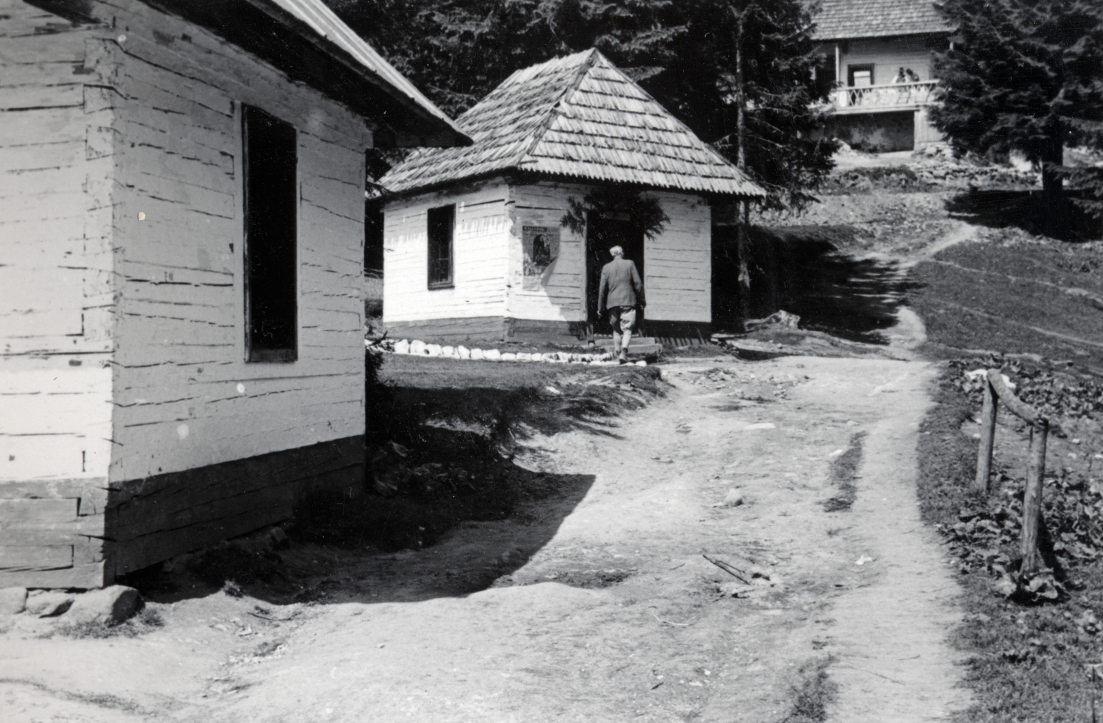 Romania,Transylvania, Harghita-Bai, kéngázas mofetták (gázfürdő)., 1937, Kieselbach Tamás, building, healing, Fortepan #224127