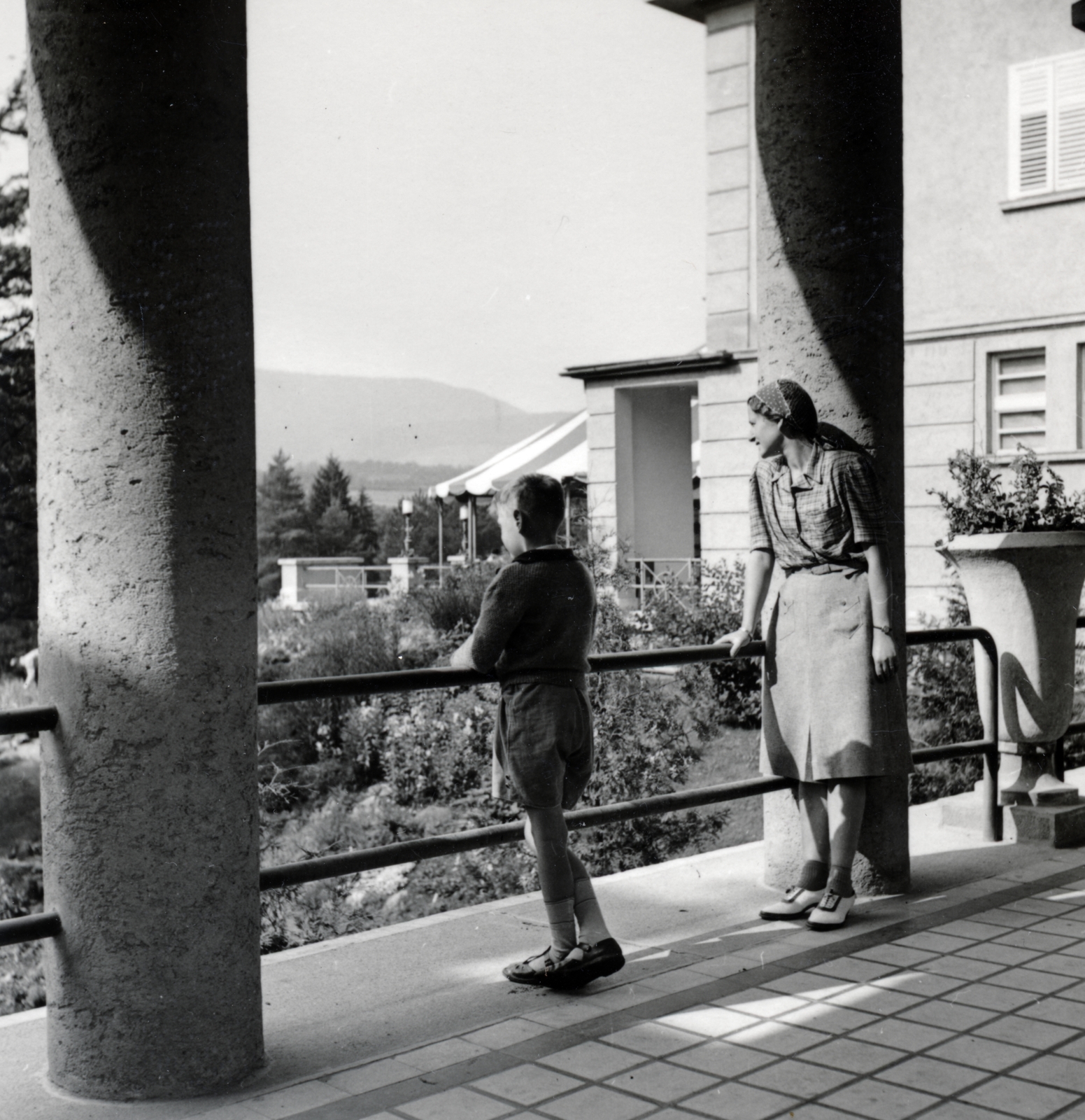 Hungary, untitled, Parádfürdő, Freskó étterem., 1941, Kieselbach Tamás, Fortepan #224286