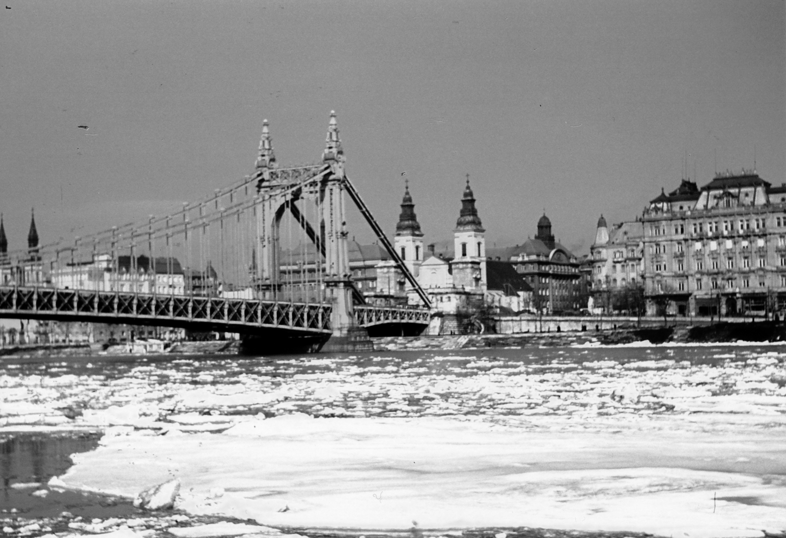 1941, Kieselbach Tamás, ice field;ice float, ice breaking, Fortepan #224312