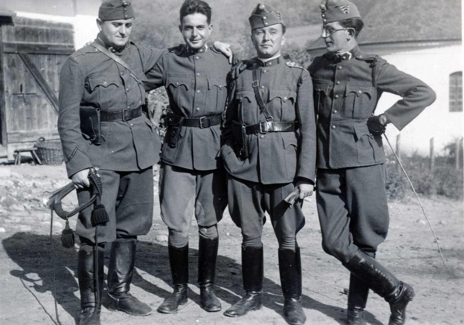1938, Kovács Györgyi, csoportkép, trombita, kürt, Fortepan #224472