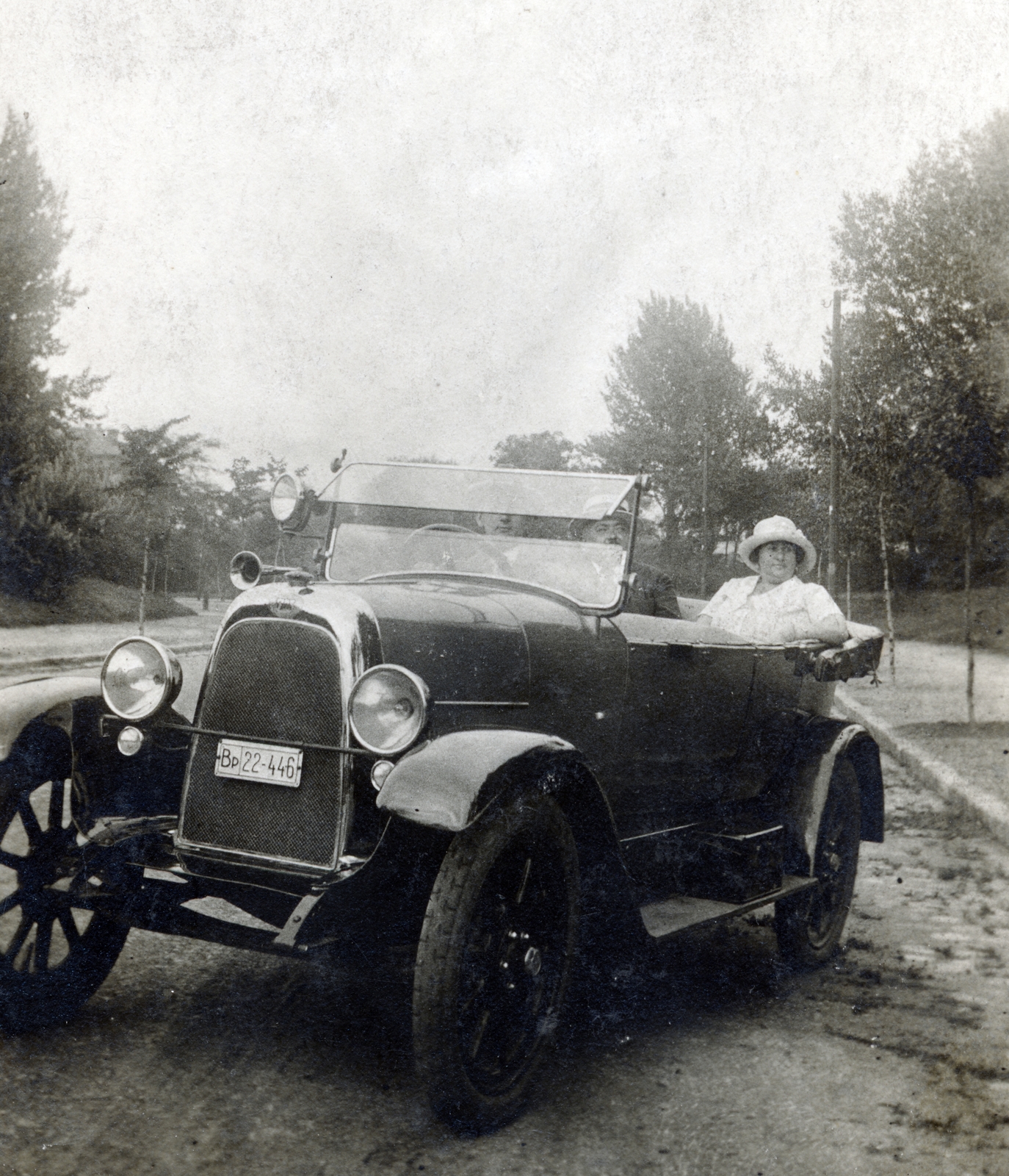 1933, Kovács Györgyi, automobile, Fiat-brand, Fortepan #224593