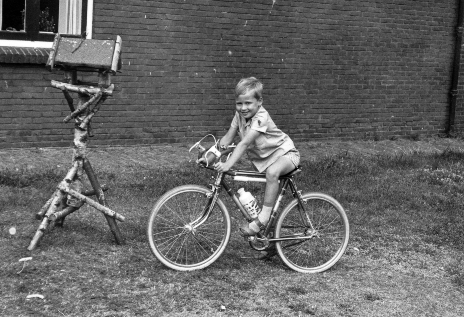 1968, Horváth May László, kid, racing bicycle, Fortepan #224635