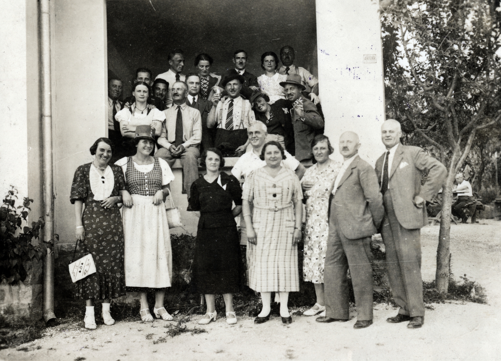 1935, Pánczél János, csoportkép, Fortepan #224743