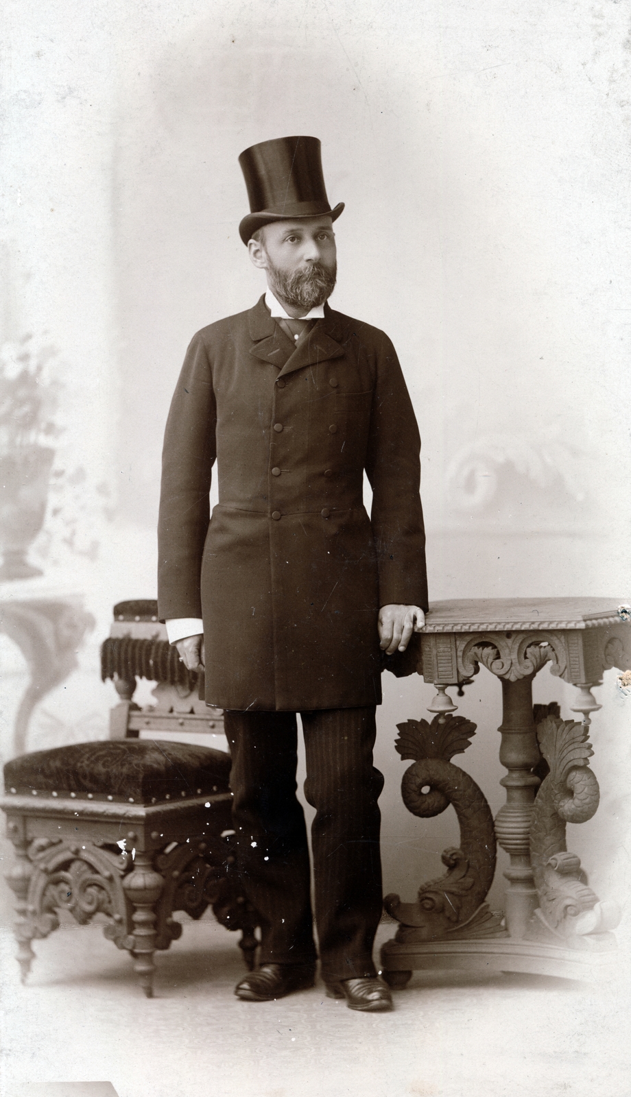 1900, Lechner hagyaték, top hat, Fortepan #224938