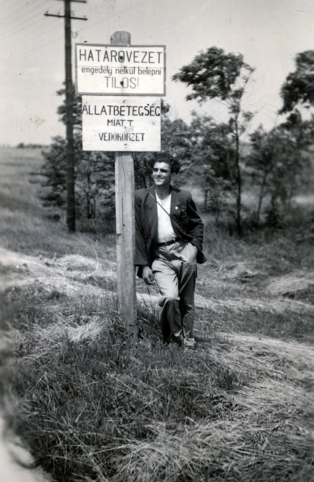 1954, Vincent Till Baumgartner, portrait, youth, Fortepan #225510
