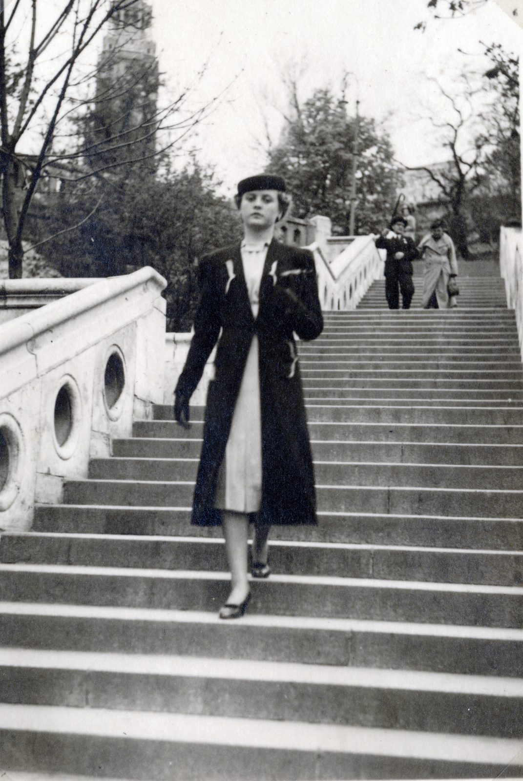1936, Vincent Till Baumgartner, stairs, portrait, Fortepan #225609