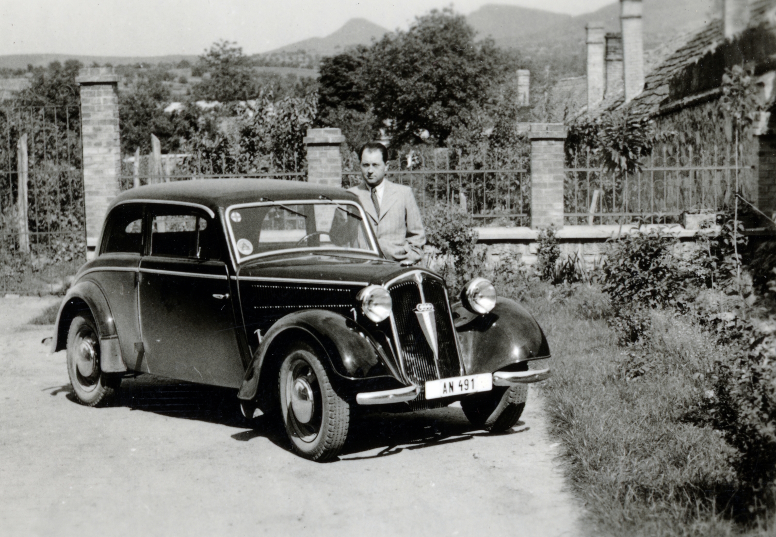 1939, Vincent Till Baumgartner, automobile, Fortepan #225623