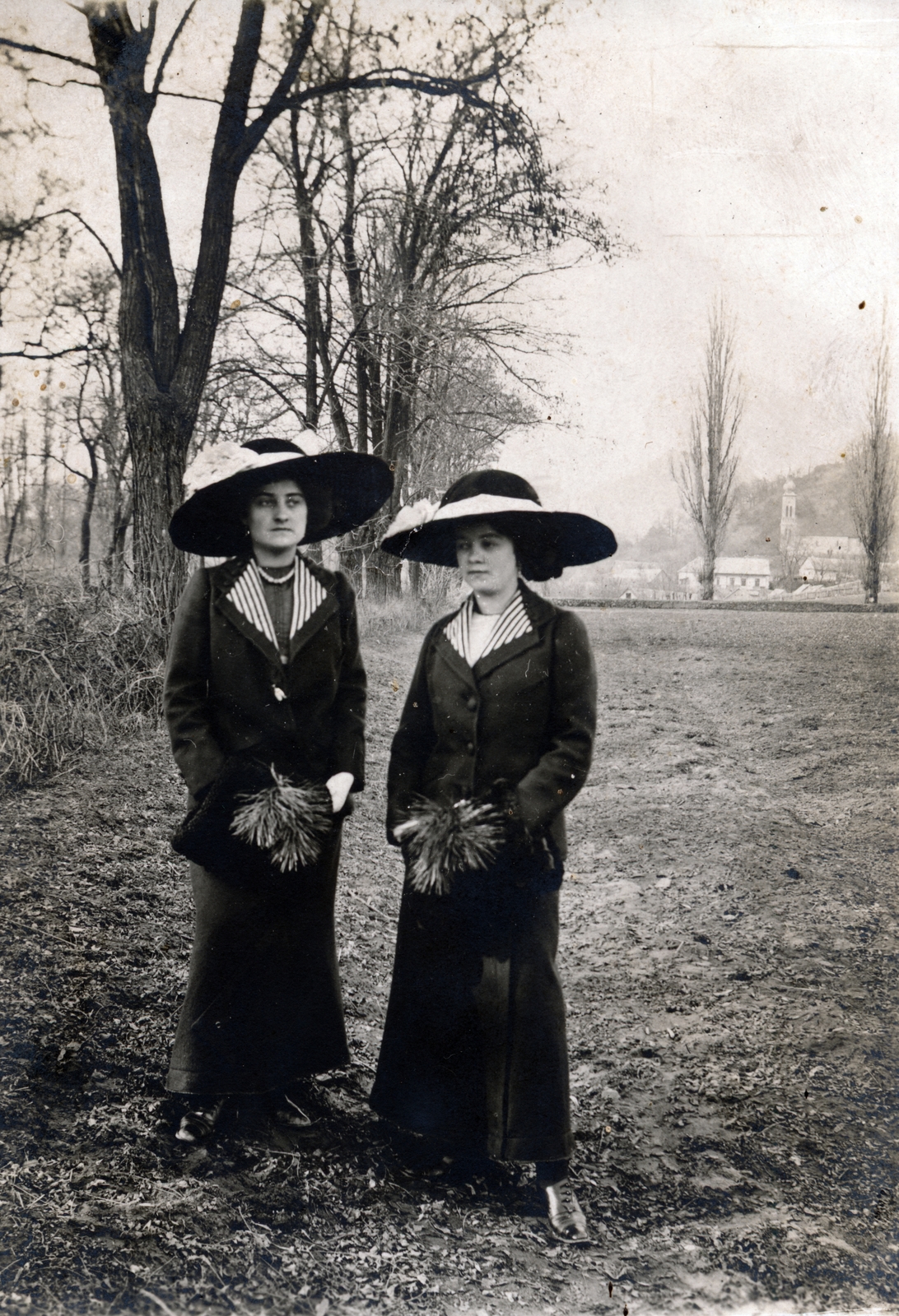 1914, Csonka Sándor, women, hat, Fortepan #225701