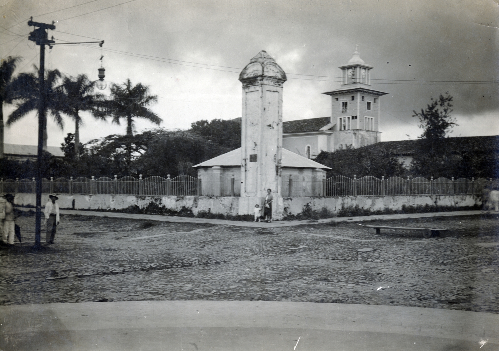 Salvador, Santa Tecla, Parroquia Inmaculada Concepción., 1921, Porgeth Imre, Fortepan #225740