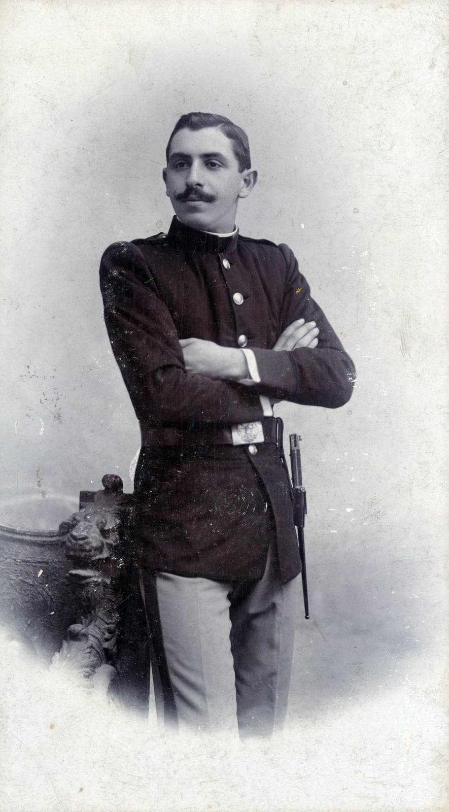 1904, Miklós Péterné, karba tett kéz, Fortepan #225786