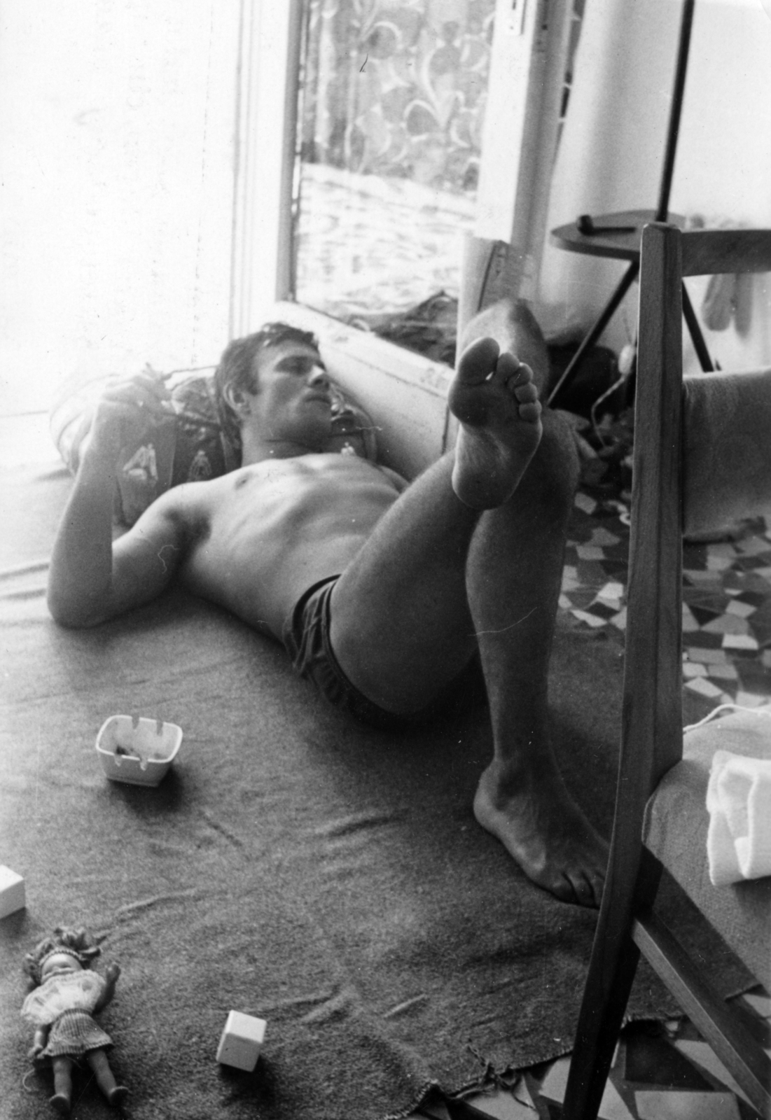 1969, Szabó Farkas Edit, relaxation, Fortepan #225870