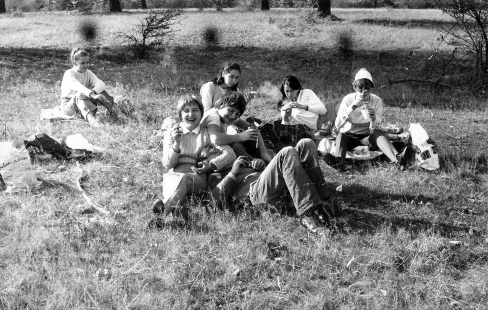 Hungary, Csesznek, a Veszprém megyei KÖJÁL fiataljainak kirándulása Gézaházára., 1971, Karsai Magdolna, excursion, Fortepan #225893