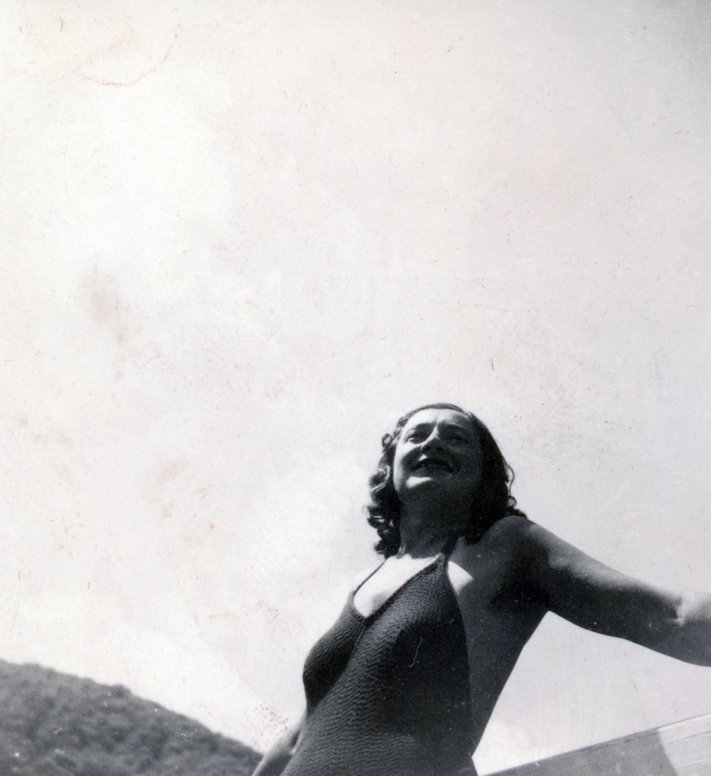 1932, Bónis József, portré, alulnézet, Fortepan #225972
