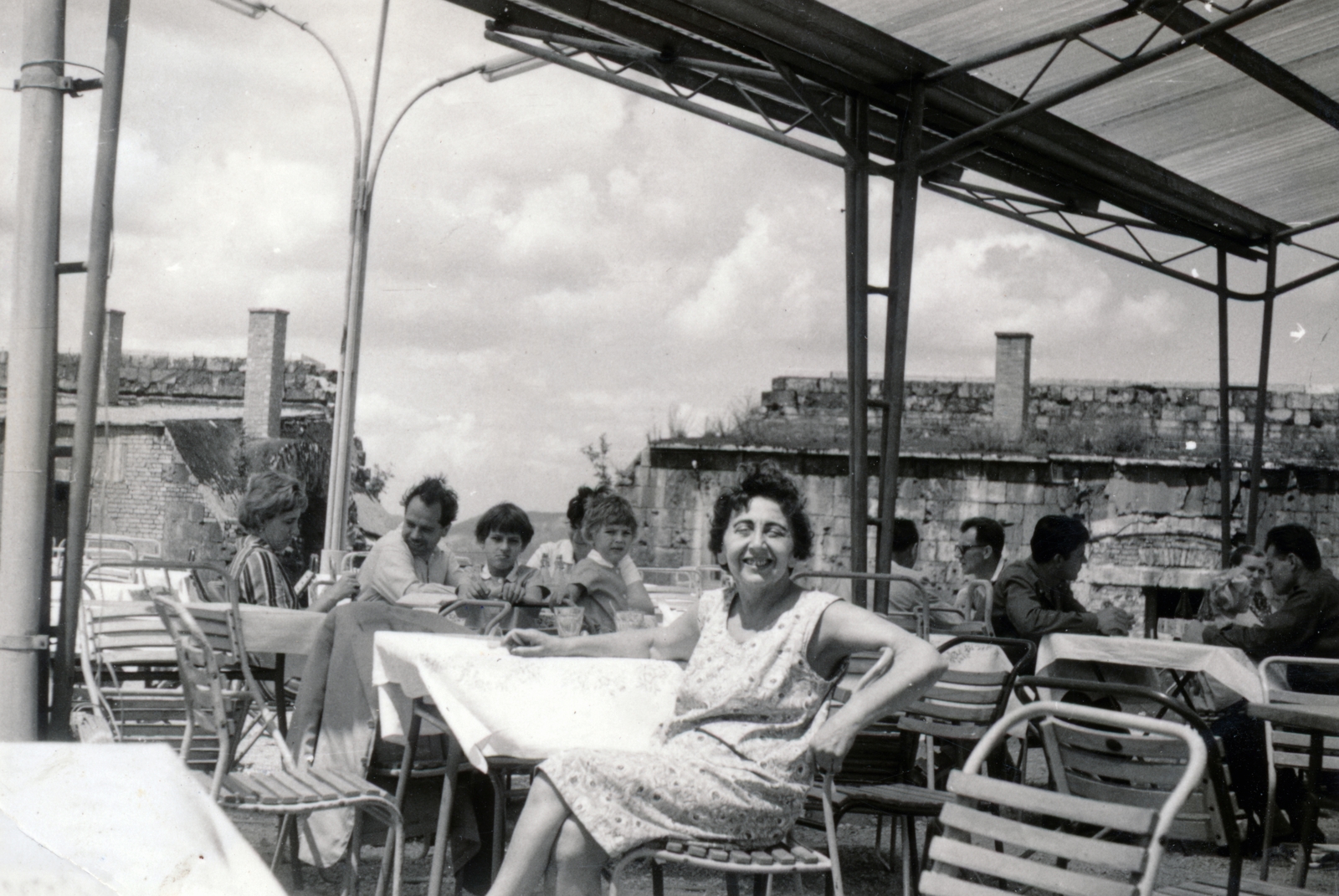 Hungary, Budapest XI., Citadella söröző., 1965, Bónis József, Budapest, Fortepan #225998