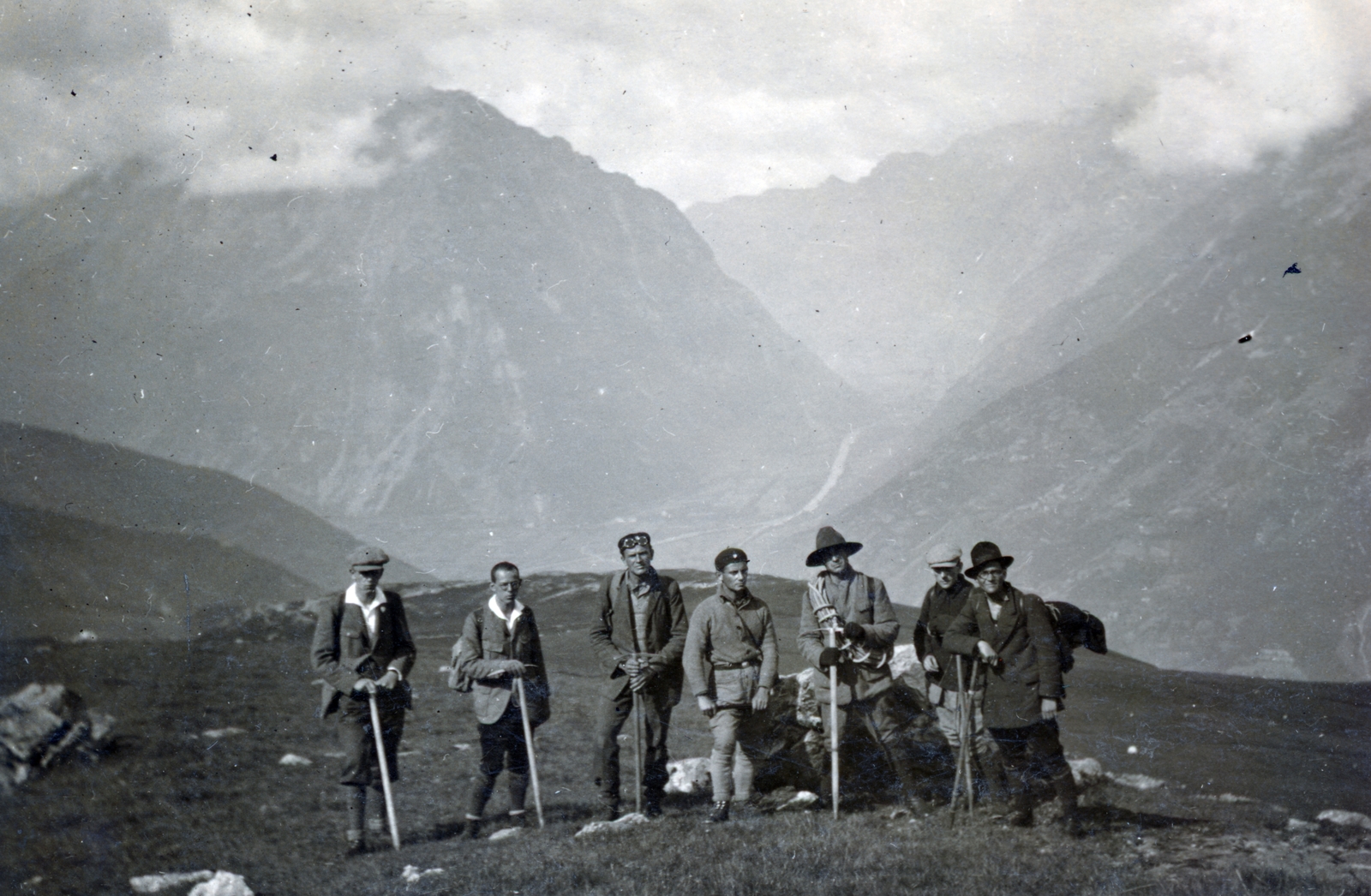 France, untitled, útközben a Refuge de la Fare, a 2280 m magasságban lévő menedékház felé., 1926, Szántó Imre dr., tableau, Fortepan #226033