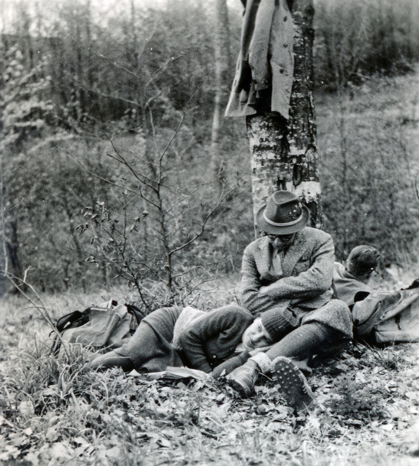 1938, Szántó Imre dr., excursion, boots, Fortepan #226059