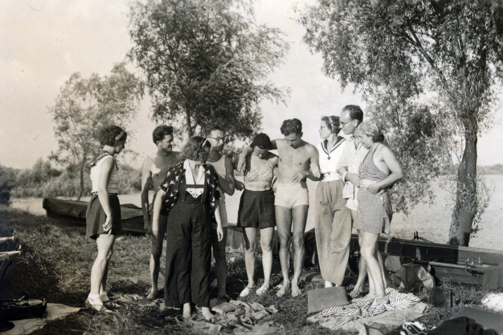 1936, Szántó Imre dr., tableau, Fortepan #226061