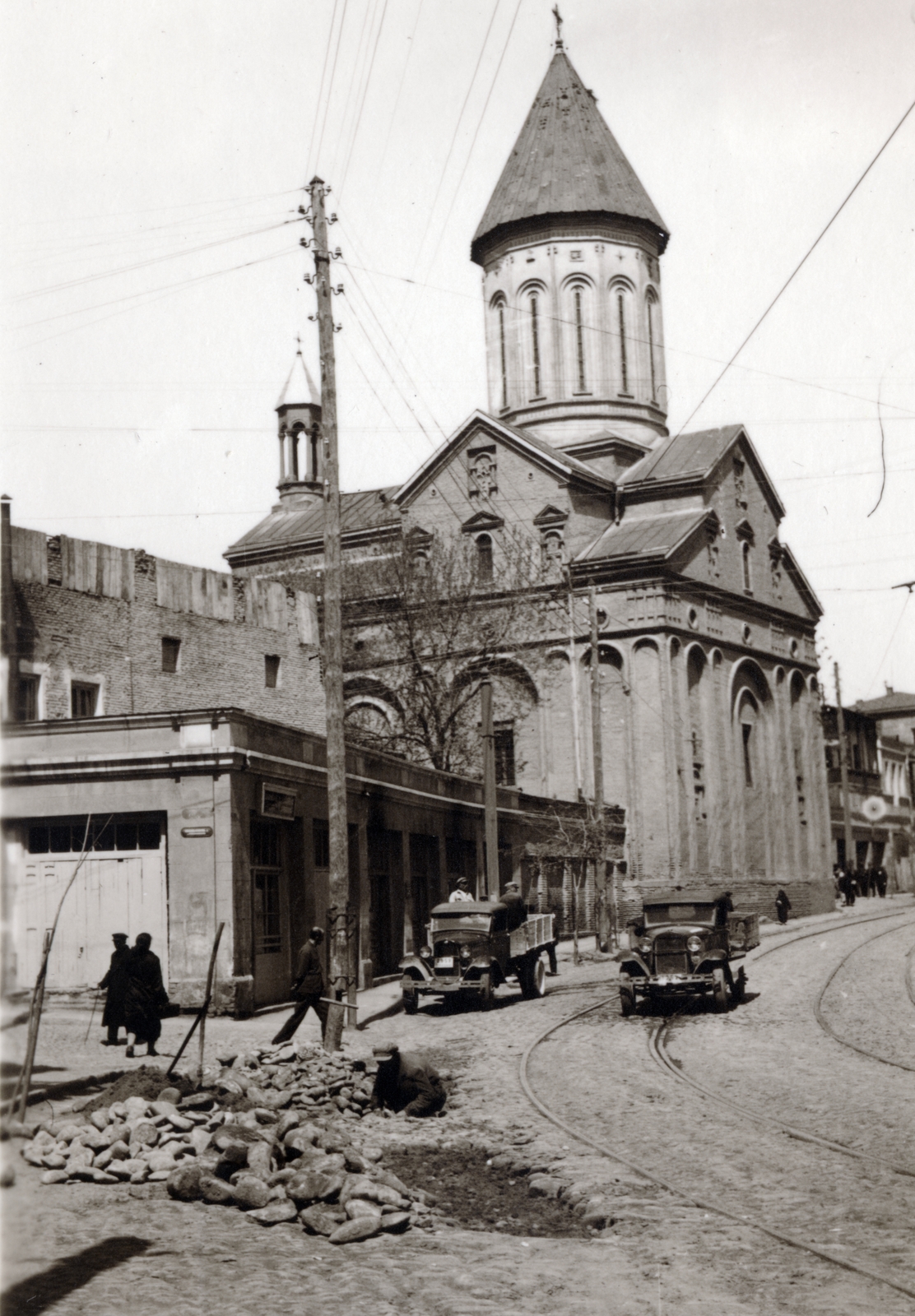 Georgia, Tbilisi, Khachtur Aboviani utca, Norashen / örmény templom., 1935, Szántó Géza dr., Soviet Union, Fortepan #226101