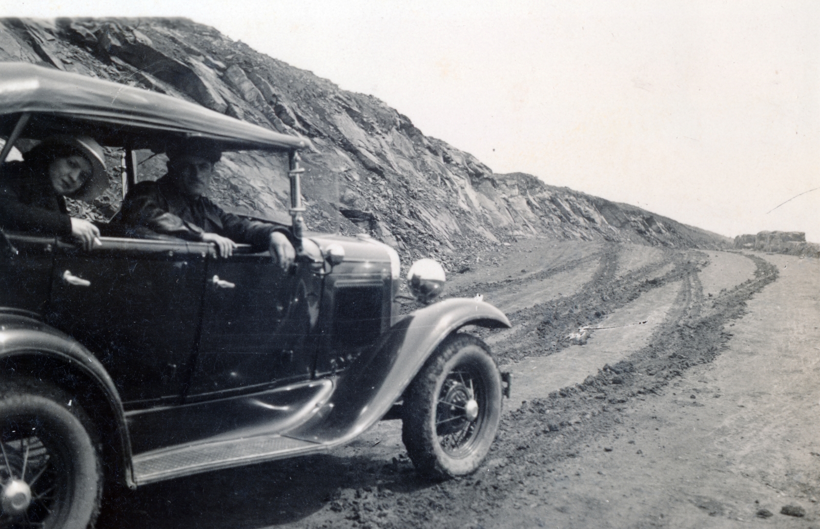 1935, dr. Szántó Géza, automobile tour, Fortepan #226105