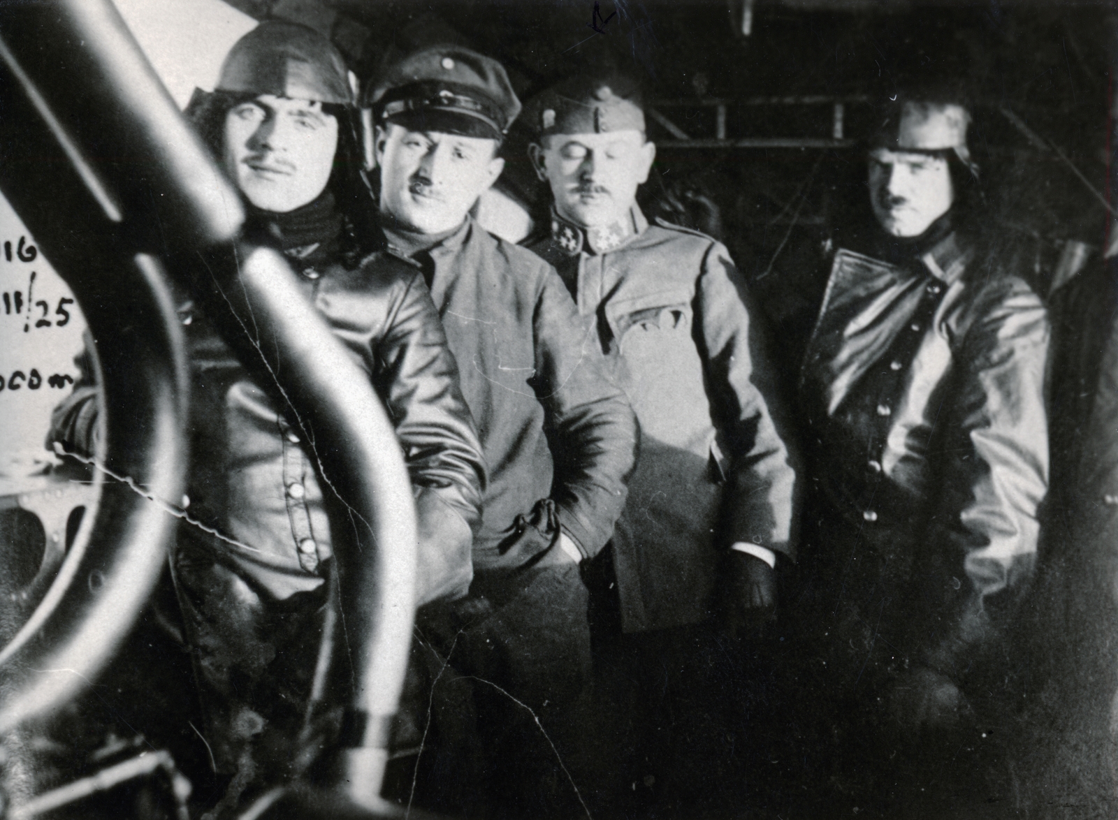 1916, Szántó Ildikó, léghajó, csoportkép, Fortepan #226117