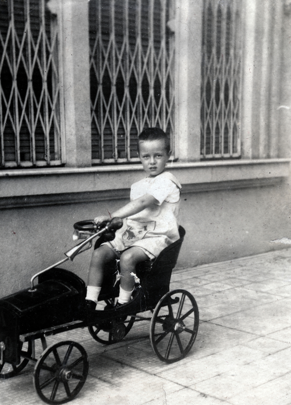 1914, Szántó Ildikó, pedal car, Fortepan #226133