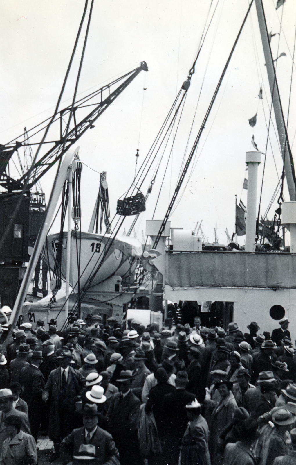 Germany, Hamburg, kikötő., 1936, Szántó Ildikó, Fortepan #226172