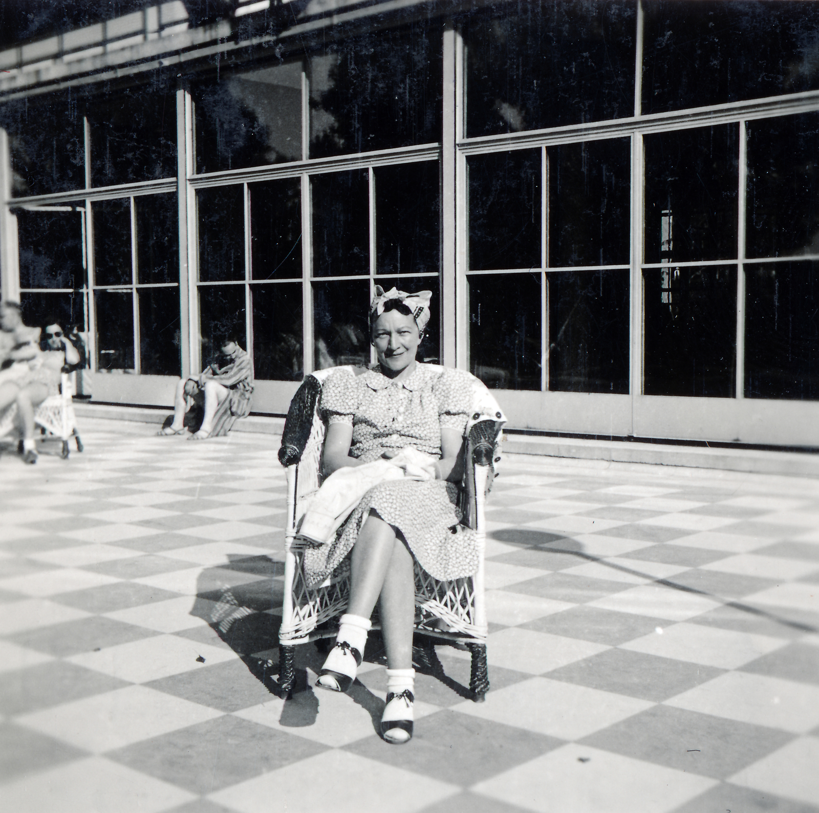 1941, Csókay Ágnes, sunbathe, portrait, Fortepan #226222