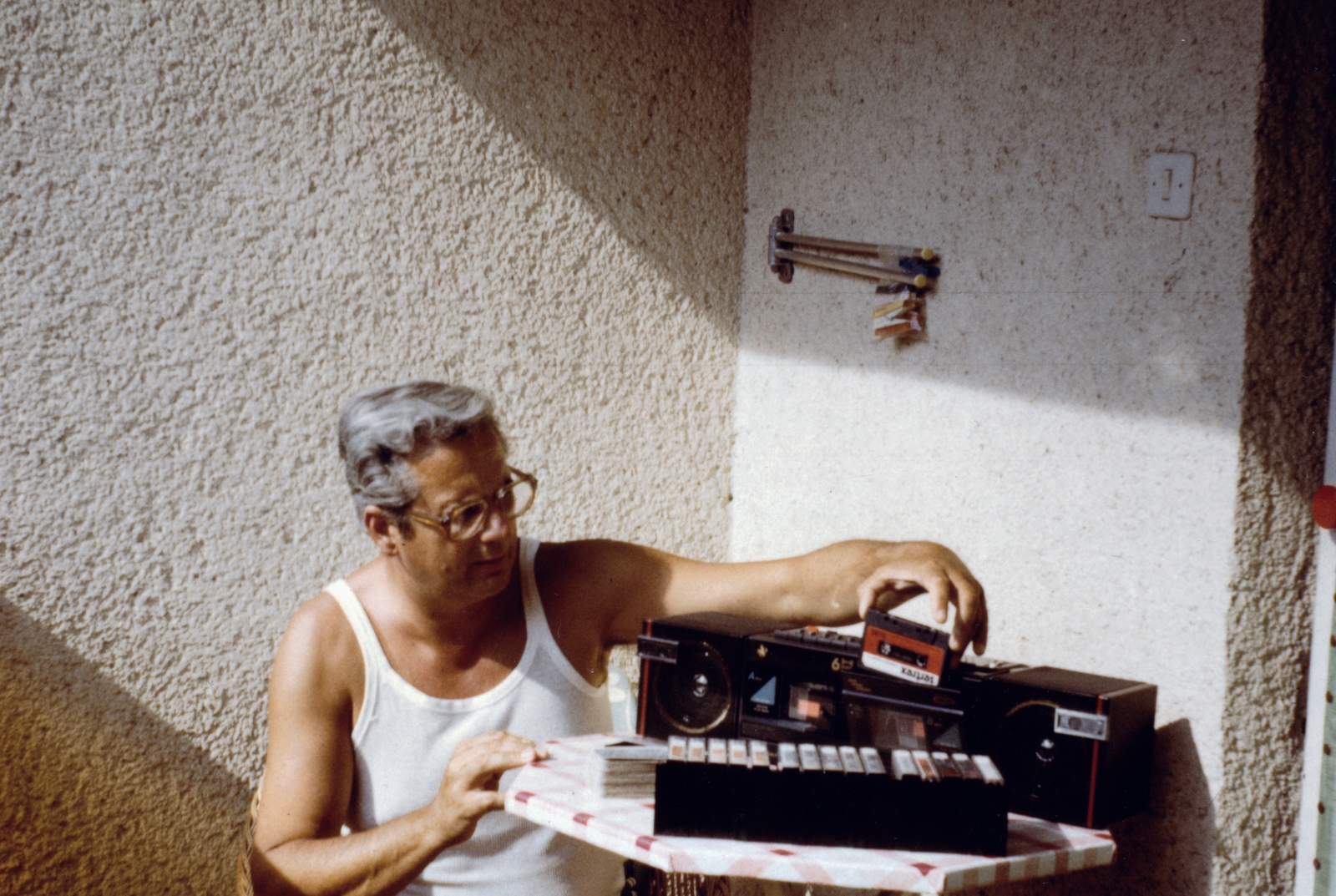 1987, Csókay Ágnes, colorful, casette, Fortepan #226249
