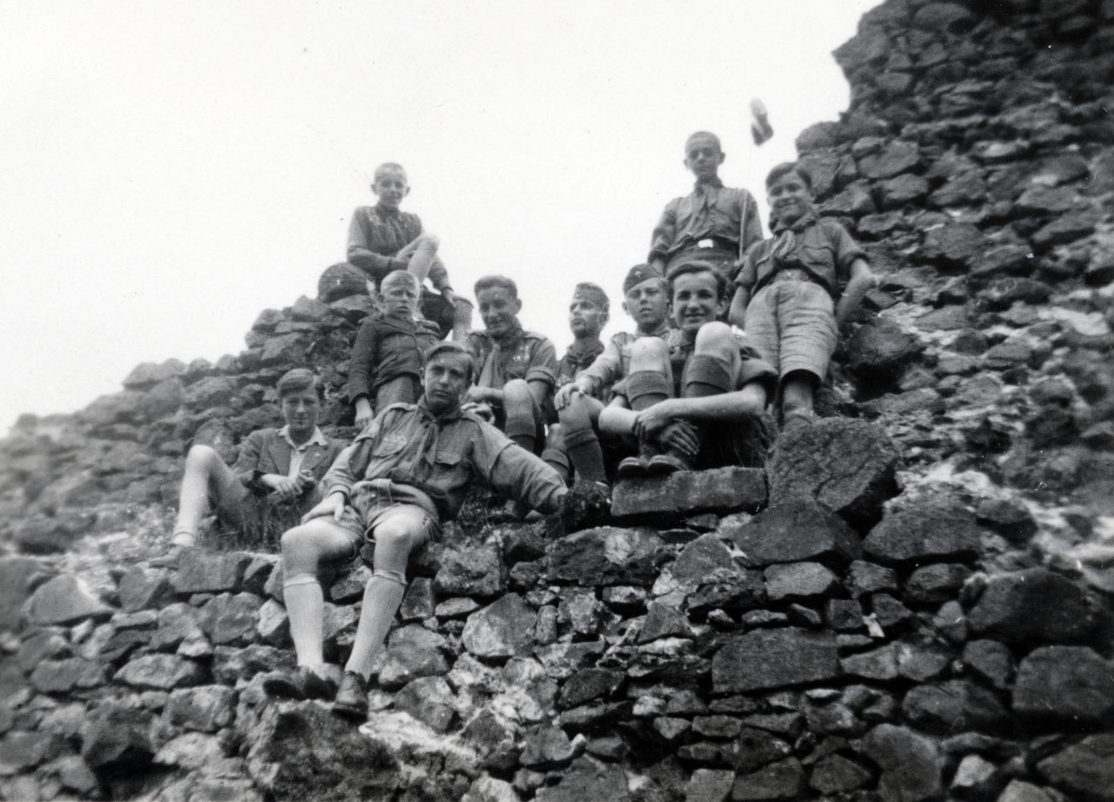 1936, Fóris Gábor / Vastagh Miklós hagyatéka, csoportkép, Fortepan #226463