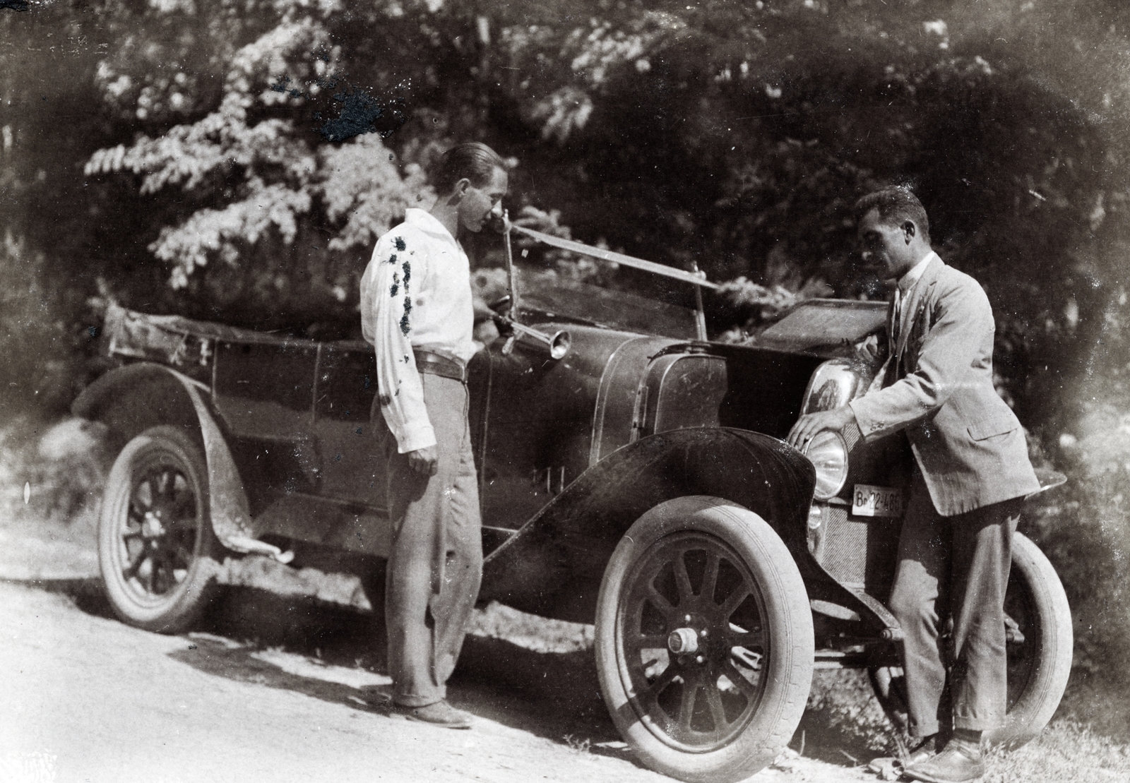 1928, Alföldy Mari, automobile, Fiat-brand, Fortepan #226586