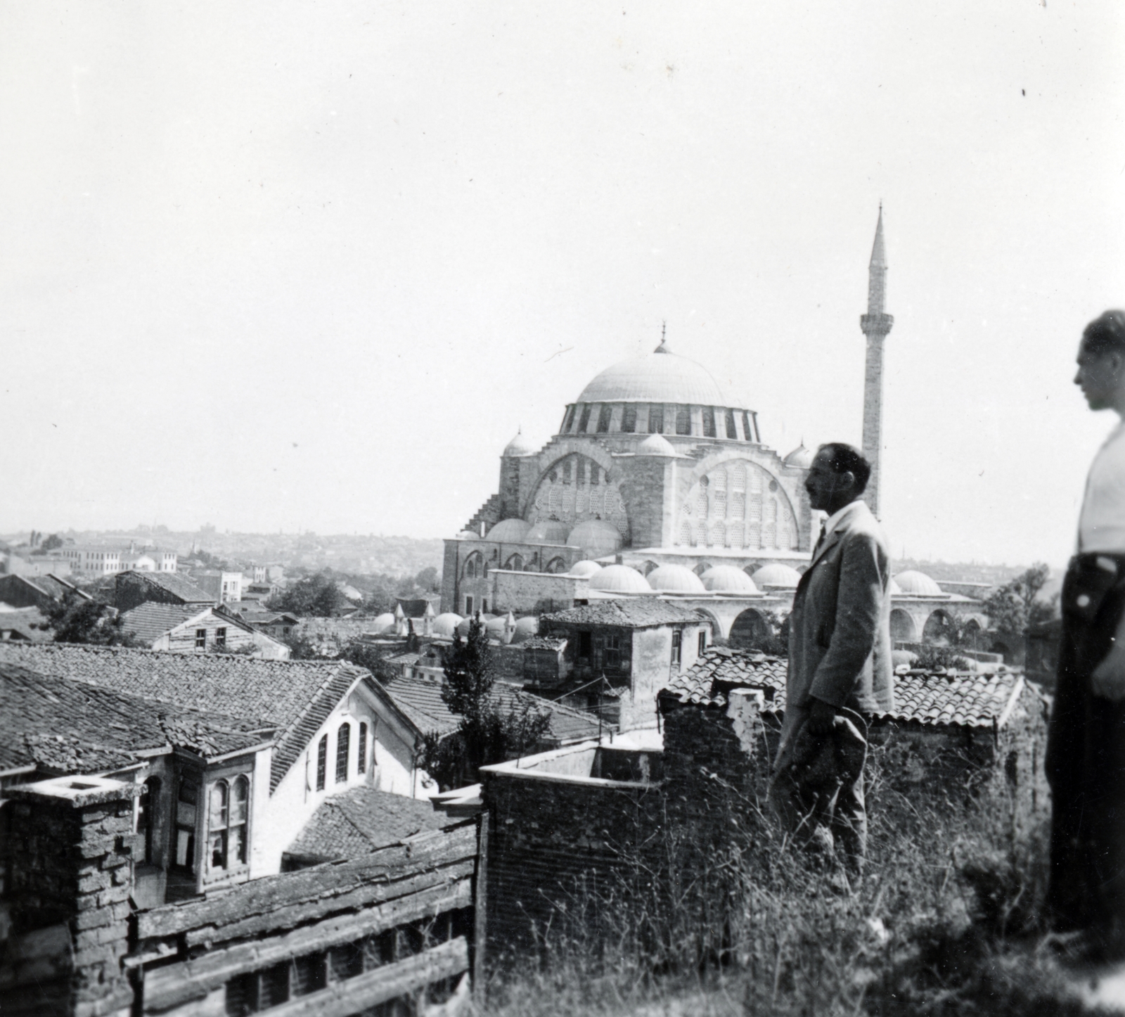 Turkey, Istanbul, Edirnekapı városrész, Mihrimah szultán mecset (Mihrimah Sultan Cami)., 1934, Alföldy Mari, Ottoman architecture, Fortepan #226645