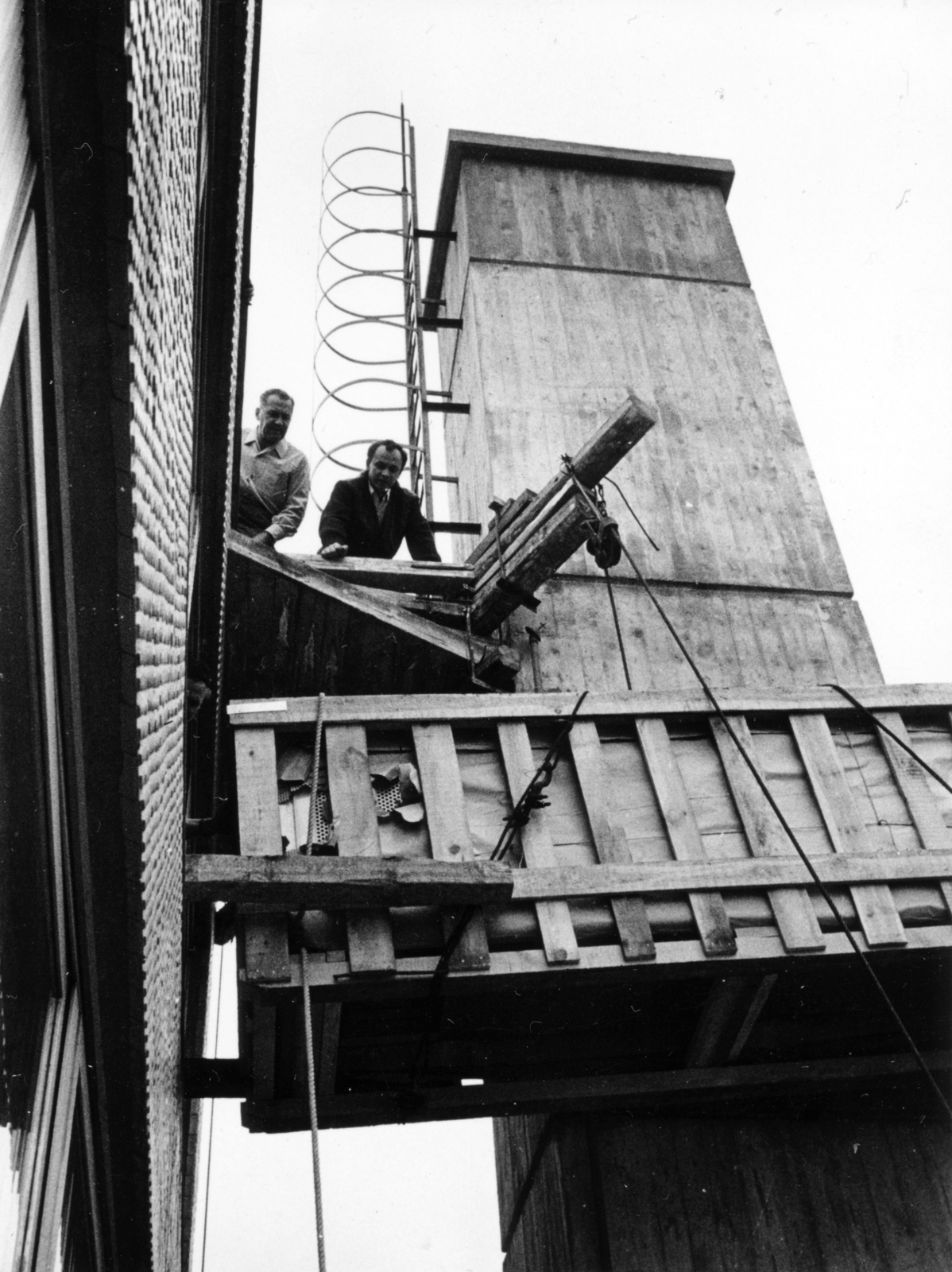 1973, Középületépítő Vállalat - Kreszán Albert - Koczka András - Kemecsei József, Fortepan #226726