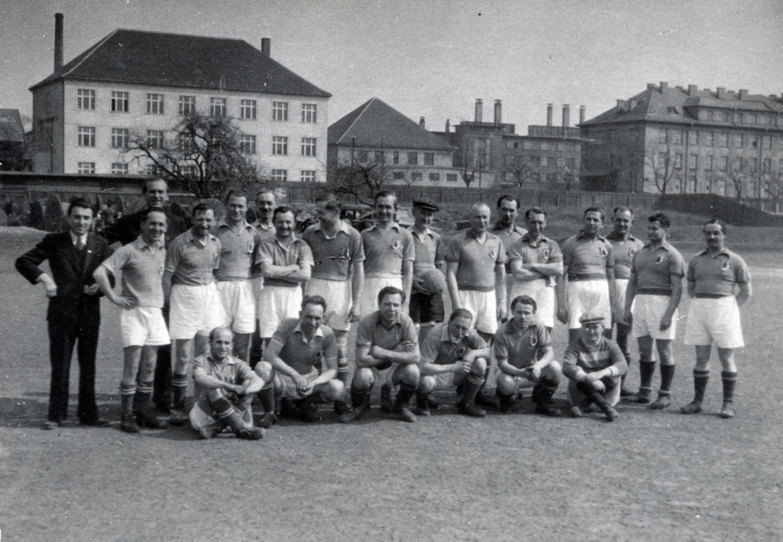 1954, Simon Erzsébet, soccer team, football, Fortepan #226935