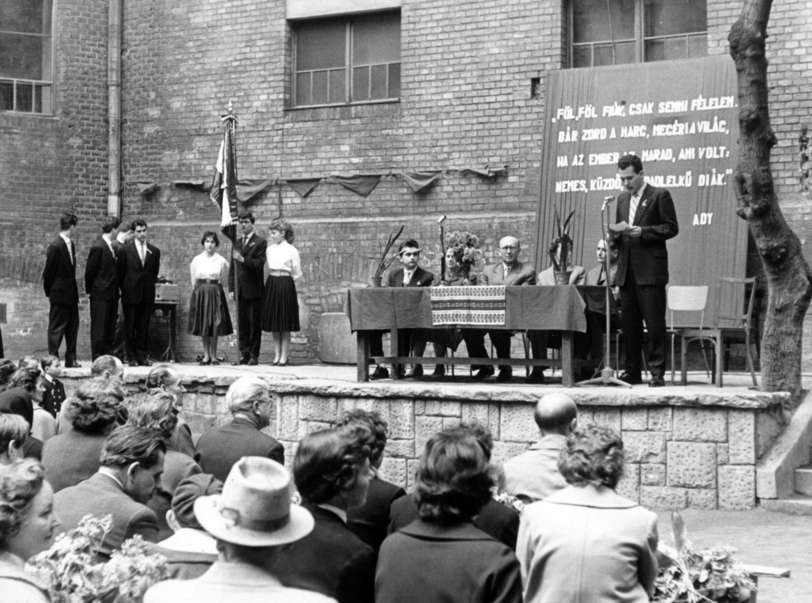 1963, Kohut család, graduation, Fortepan #226992