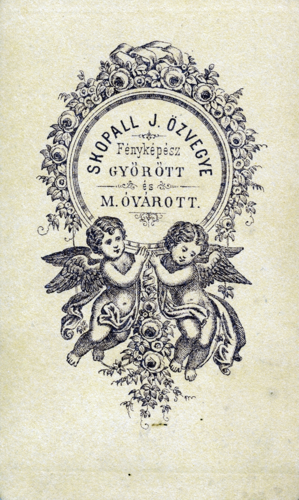 Hungary, Győr,Mosonmagyaróvár, Skopáll József fényképész özvegye., 1900, Perlaki Rózsa, verso, photographer, studio, Fortepan #227259