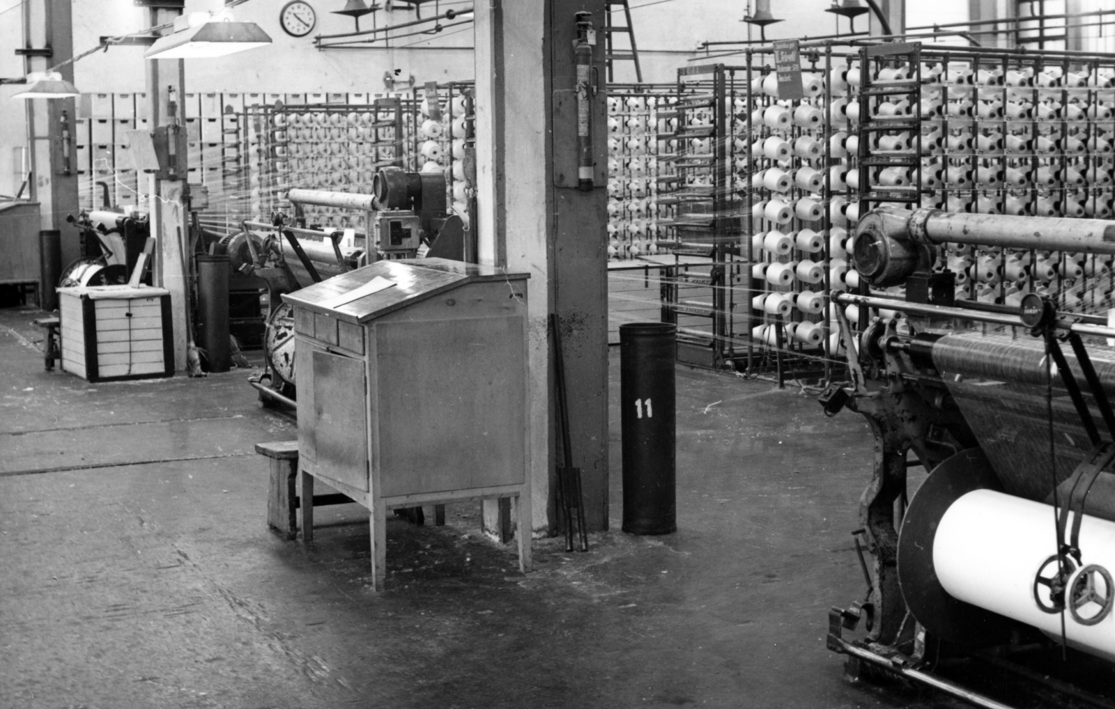 1974, Vízkelety László, loom, textile industry, light industry, Fortepan #227286